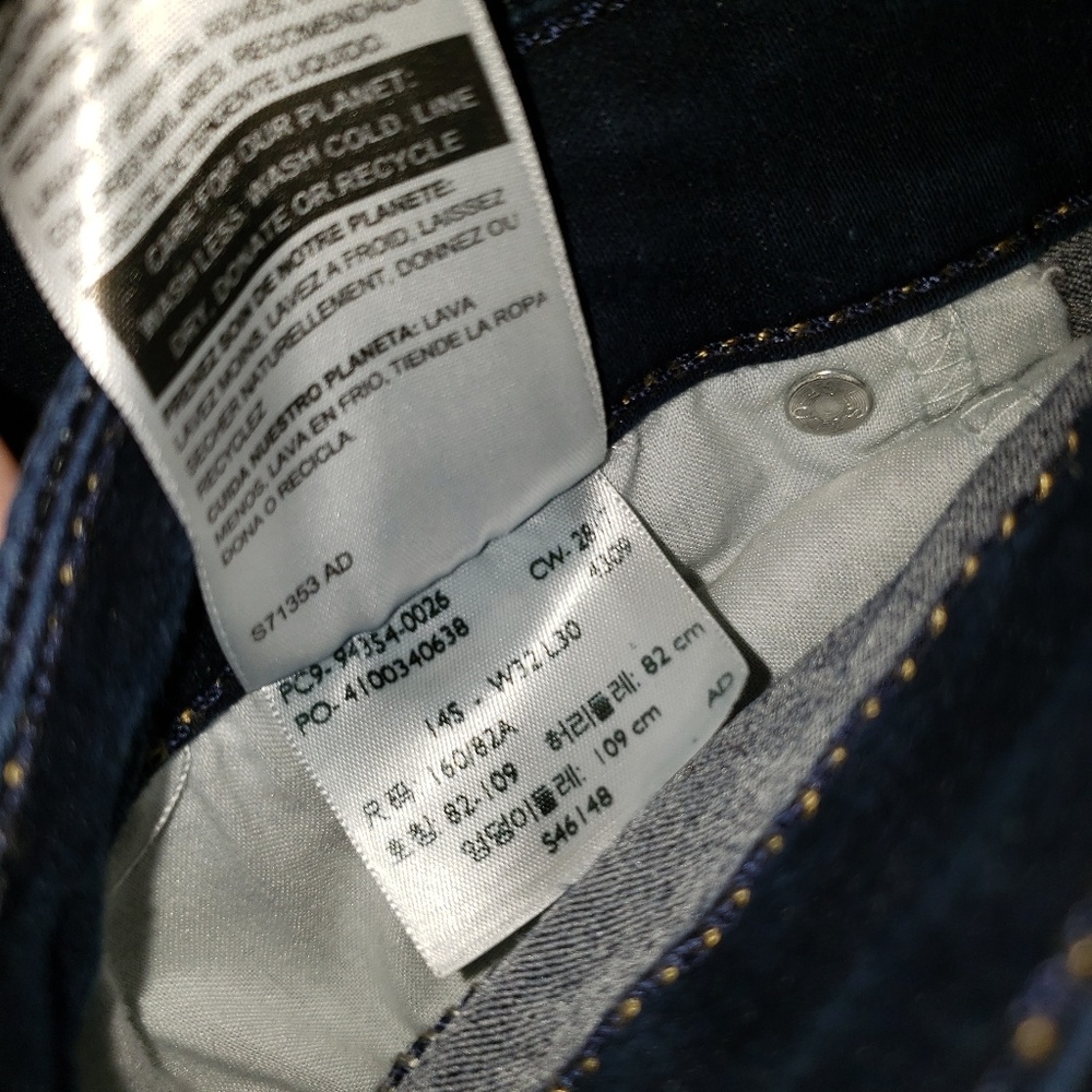 Skinny jeans 32/30 women Levi Signature pants - Picture 4 of 5